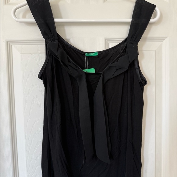 United colors of Benetton Elegant Black Sleeveless Top - Picture 1 of 5